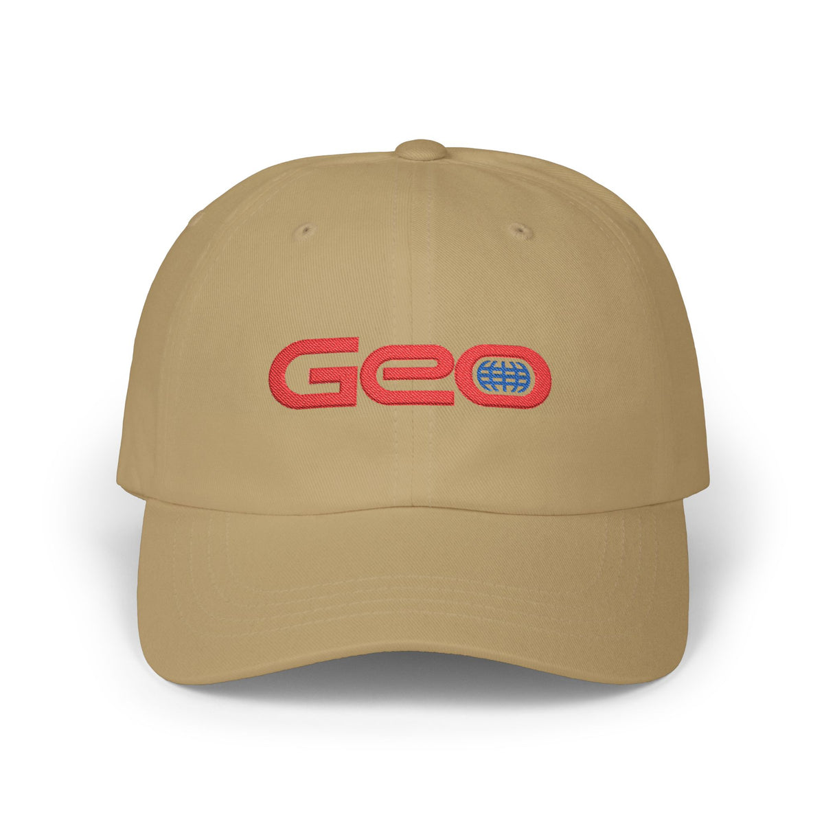Geo Embroidered Dad Cap Hat