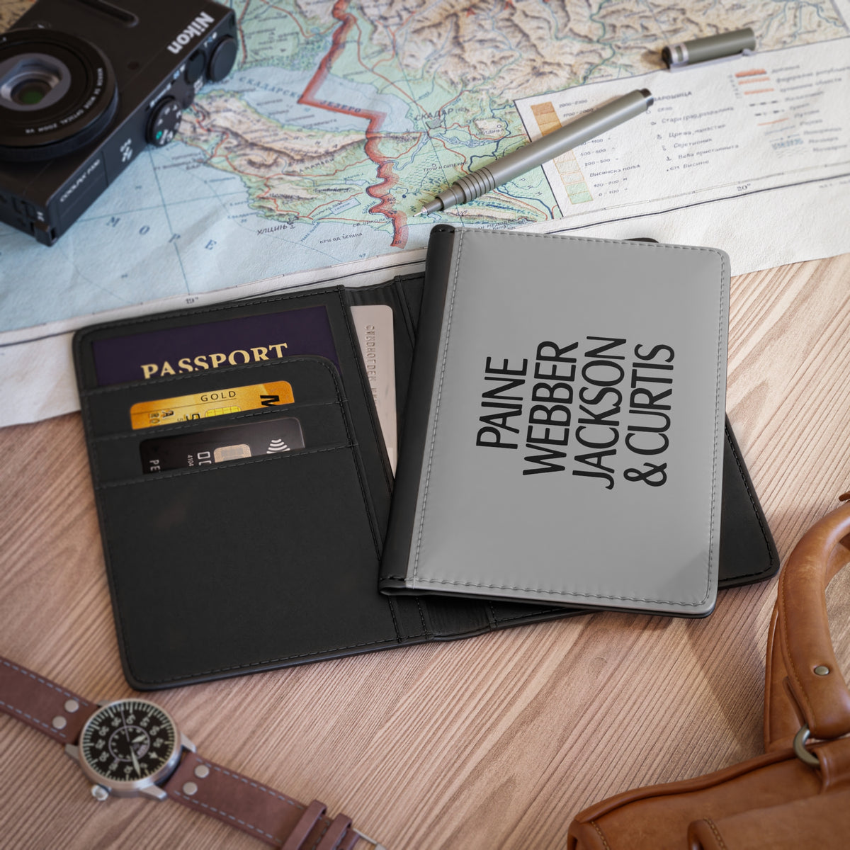Paine Webber Jackson & Curtis Passport Cover