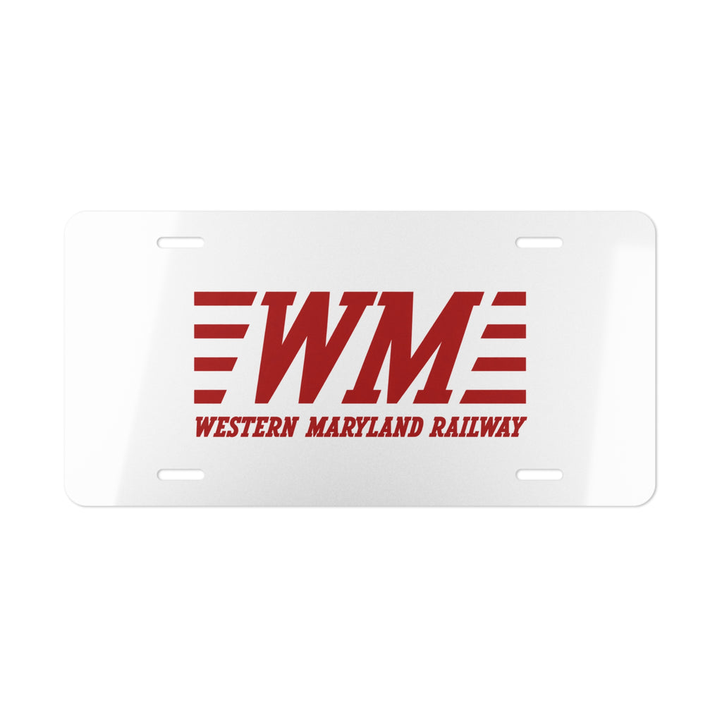 Western Maryland Railway Vanity License Plate