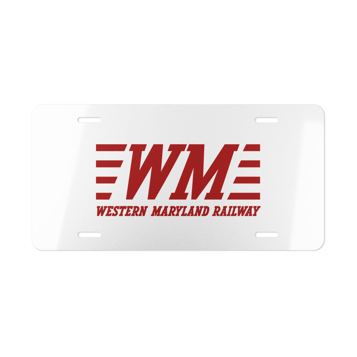 Western Maryland Railway Vanity License Plate