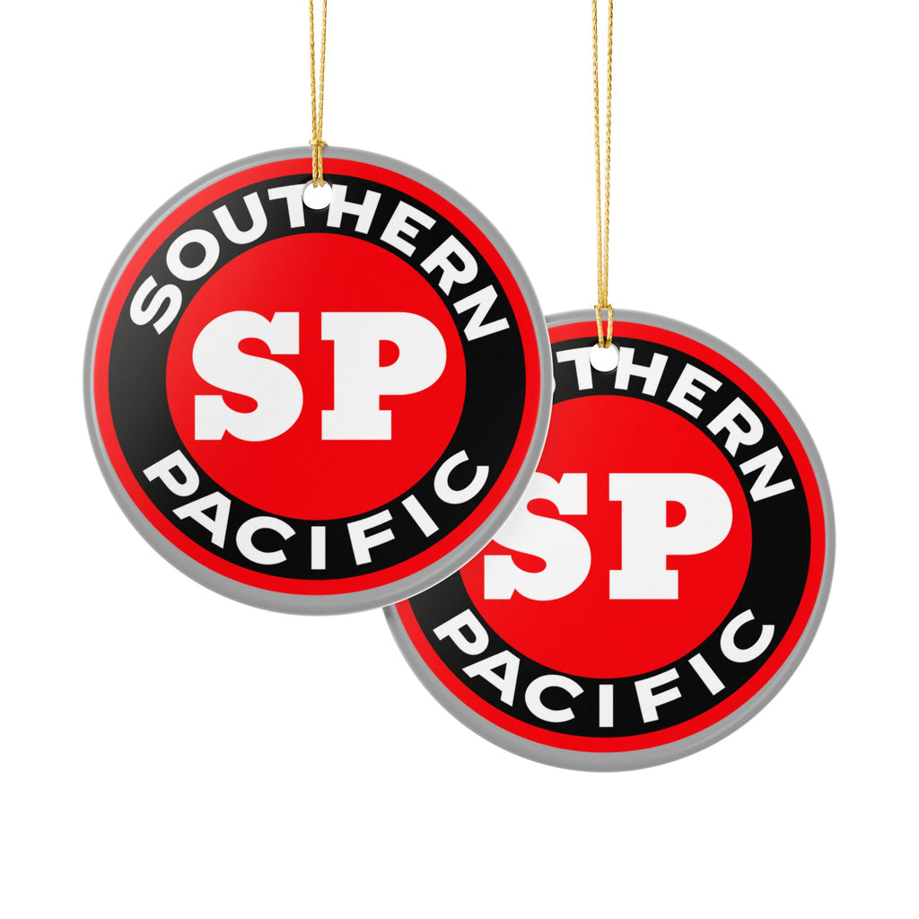Southern Pacific Railroad Ceramic Ornament