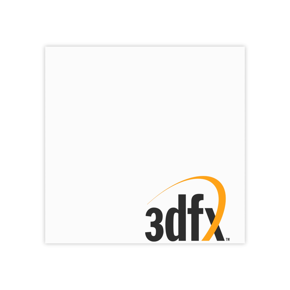 3dfx Interactive Sticky Post-it Note Pad