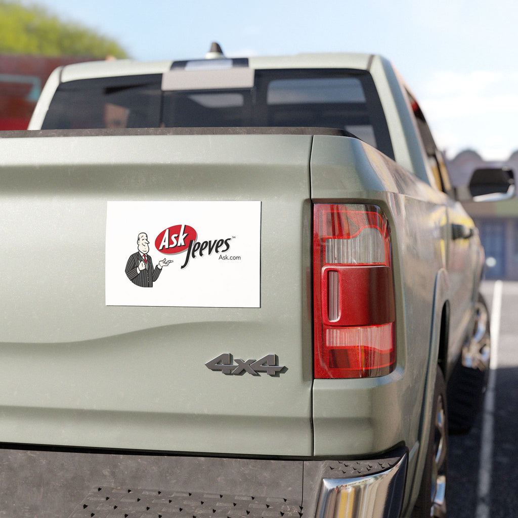 Ask Jeeves Car Magnet