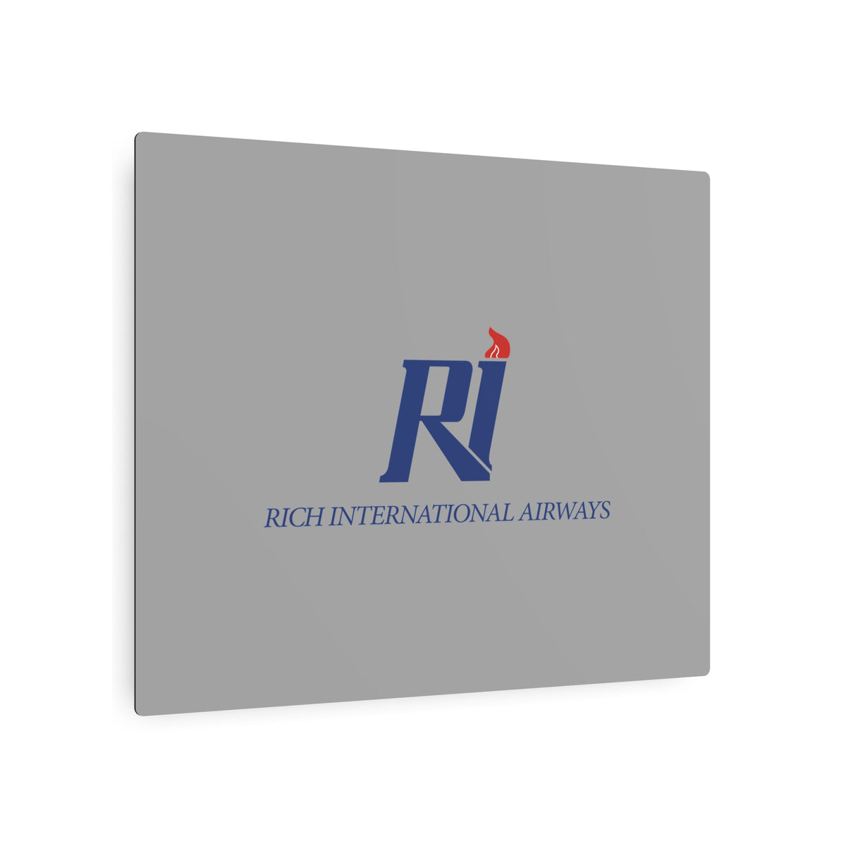 Rich International Airways Metal Sign