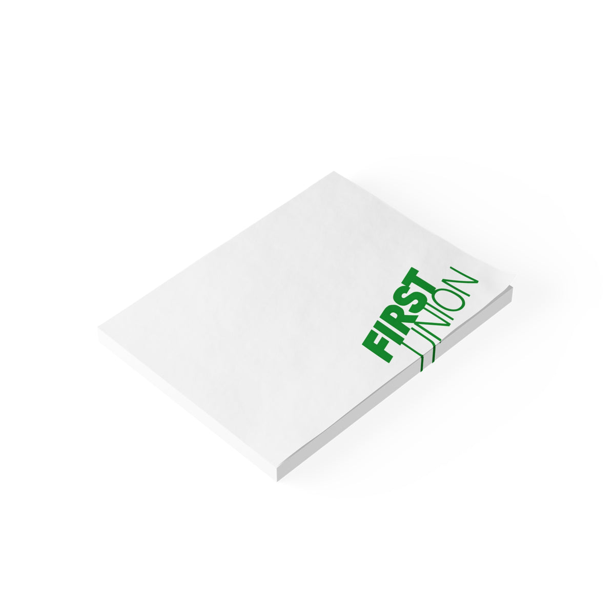 First Union Sticky Post-it Note Pad