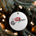 Ask Jeeves Ceramic Ornament