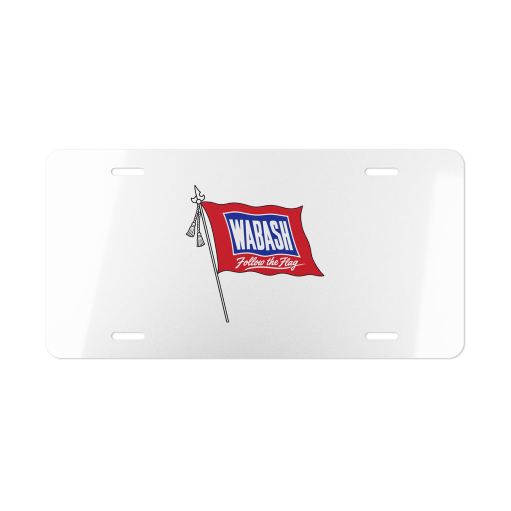 Wabash Railroad Vanity License Plate
