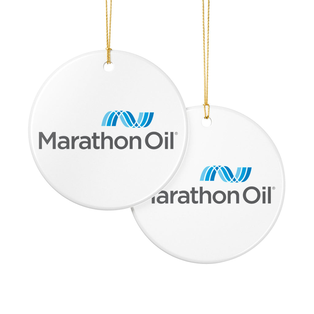 Marathon Oil Ceramic Ornament