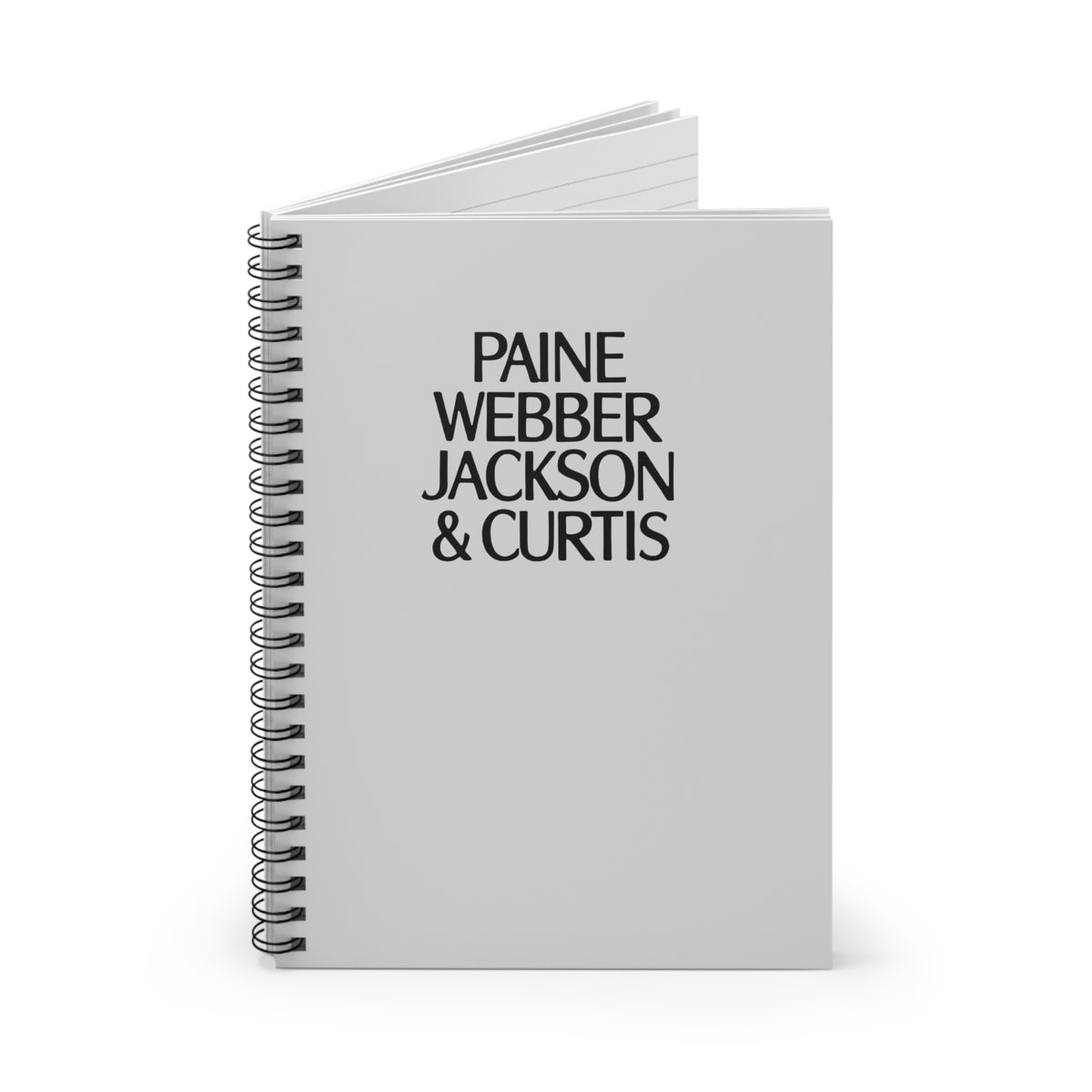 Paine Webber Jackson & Curtis Spiral Notebook