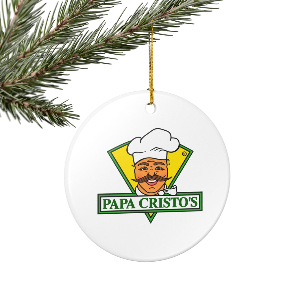 Papa Cristo's Ceramic Ornament