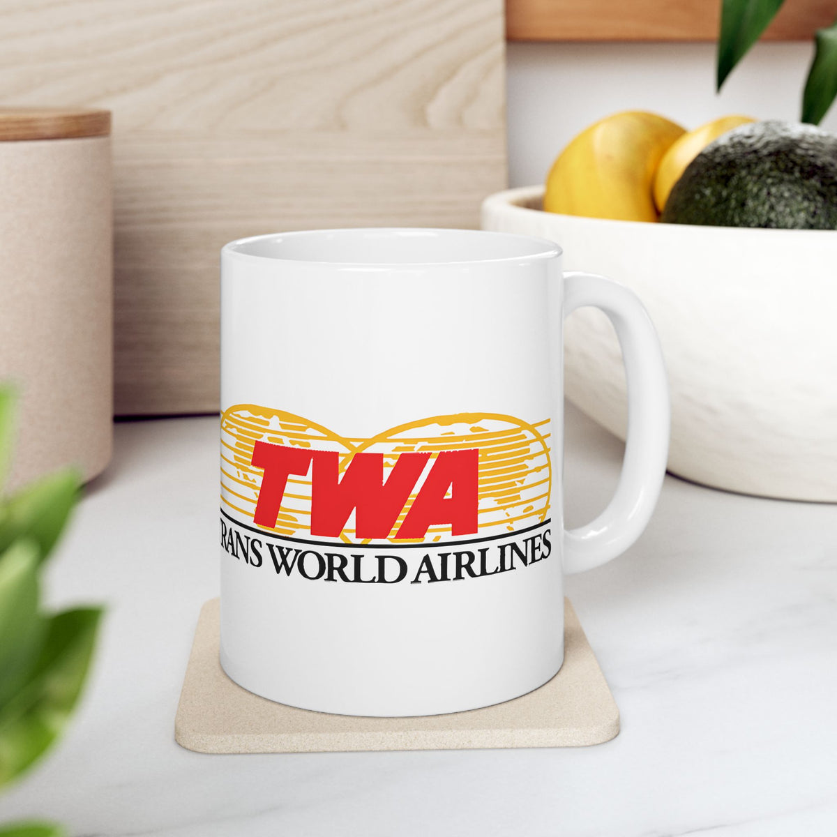 Trans World Airlines (TWA) Ceramic Coffee Mug