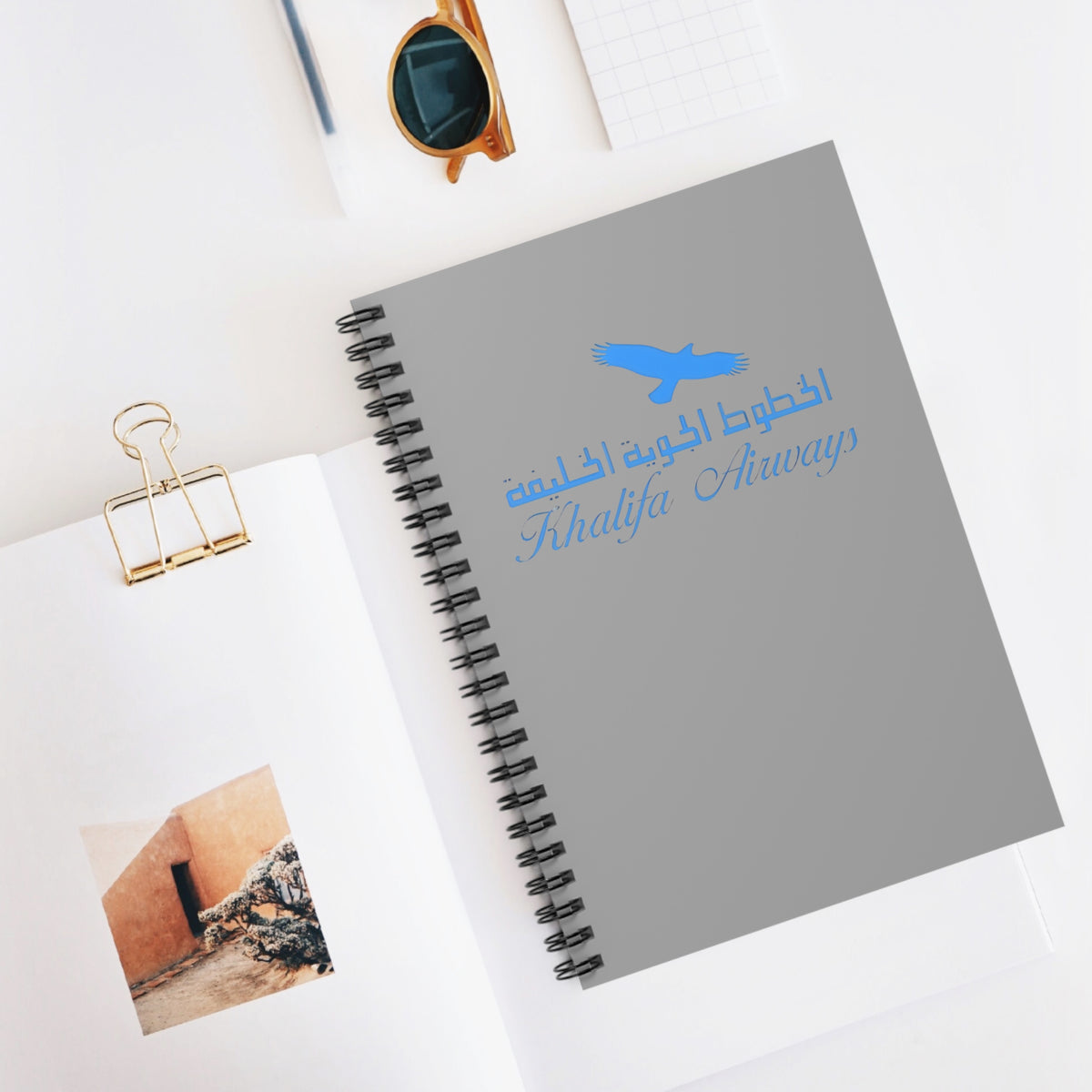 Khalifa Airways Spiral Notebook