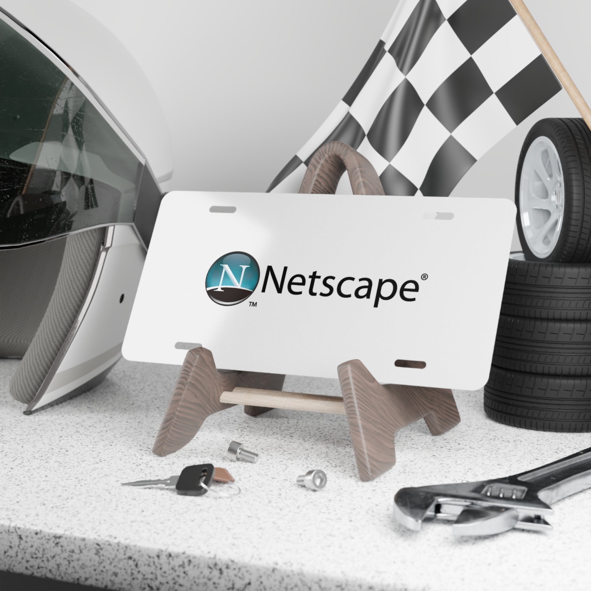 Netscape Vanity License Plate