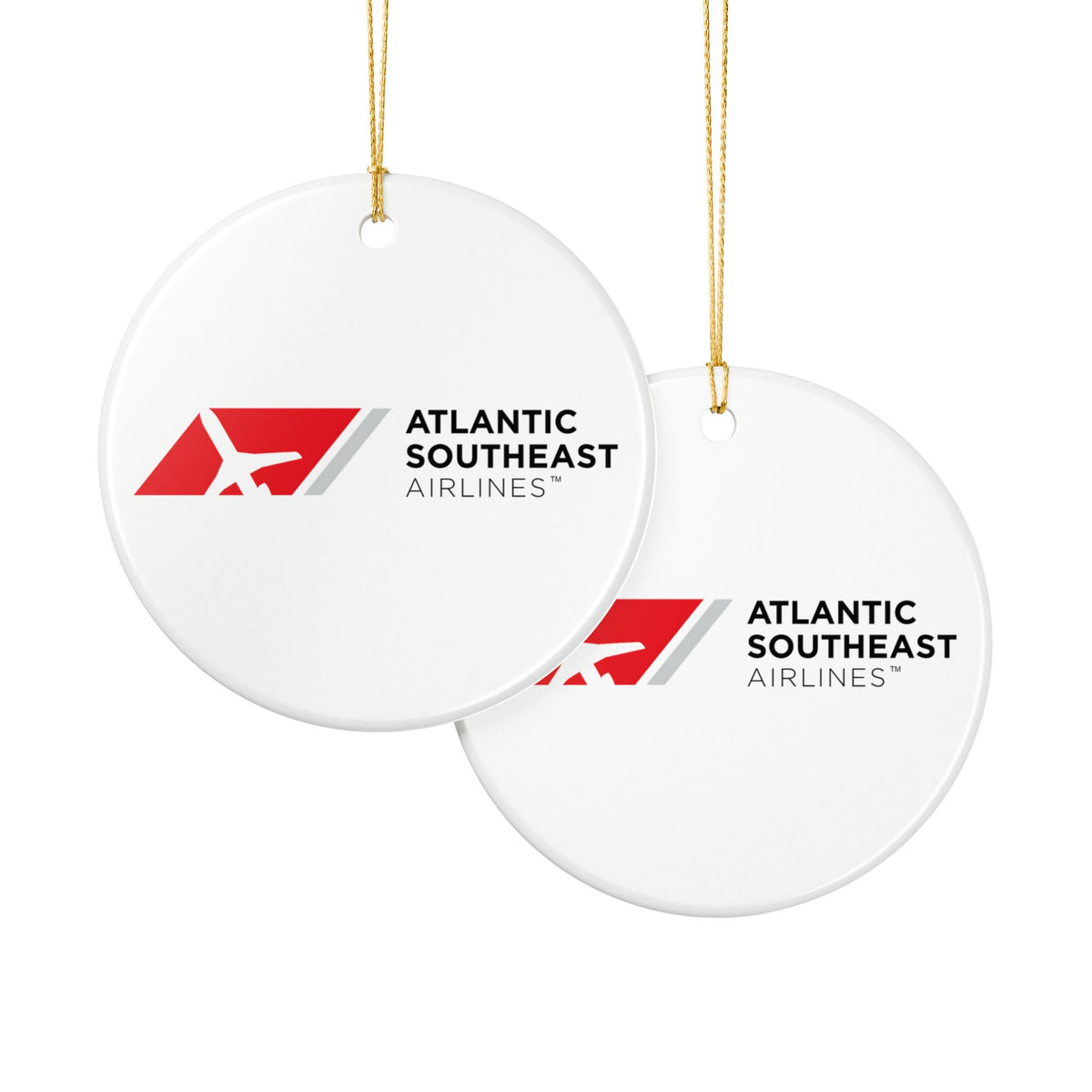 Atlantic Southeast Airlines Ceramic Ornament