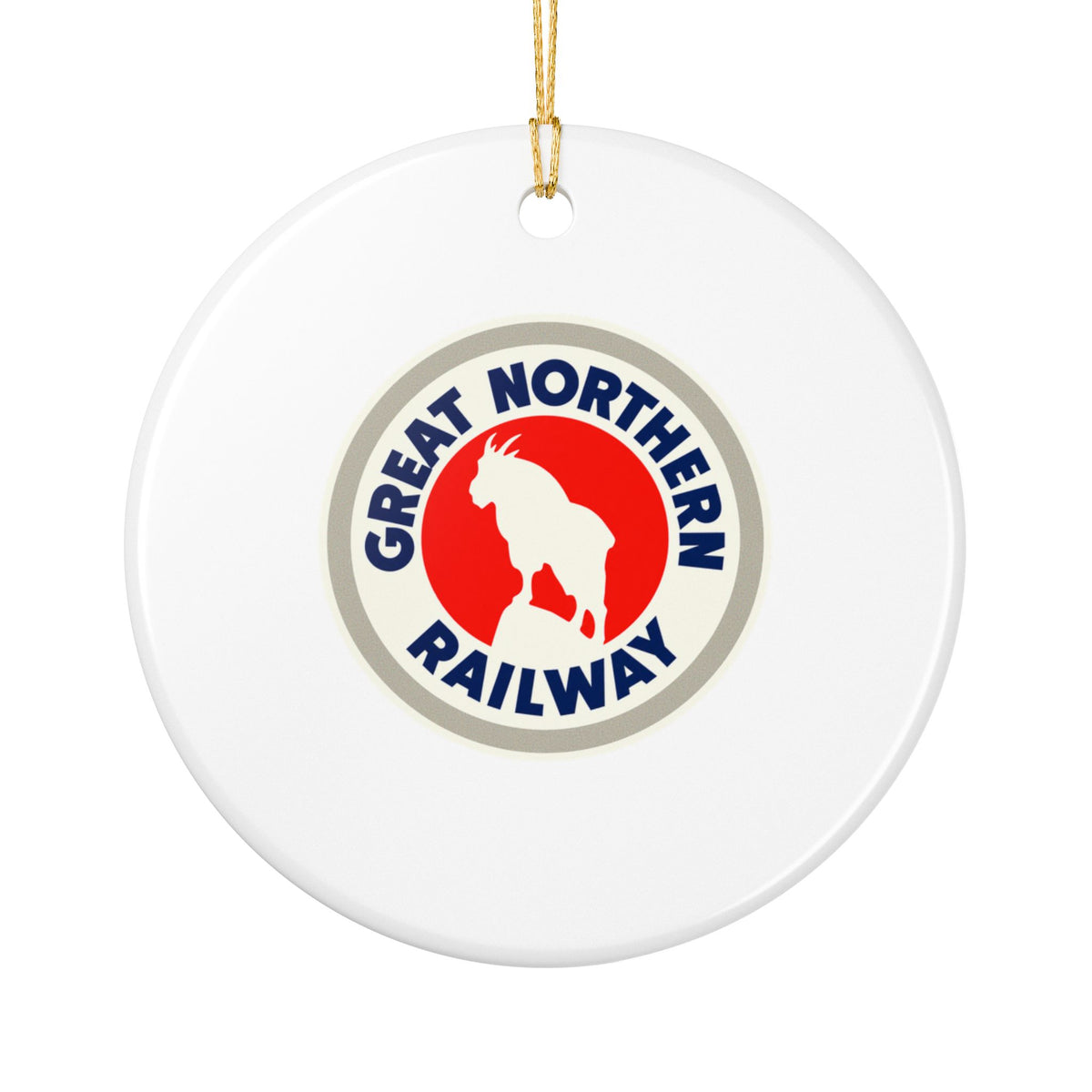 Great Northern Railway Ceramic Ornament