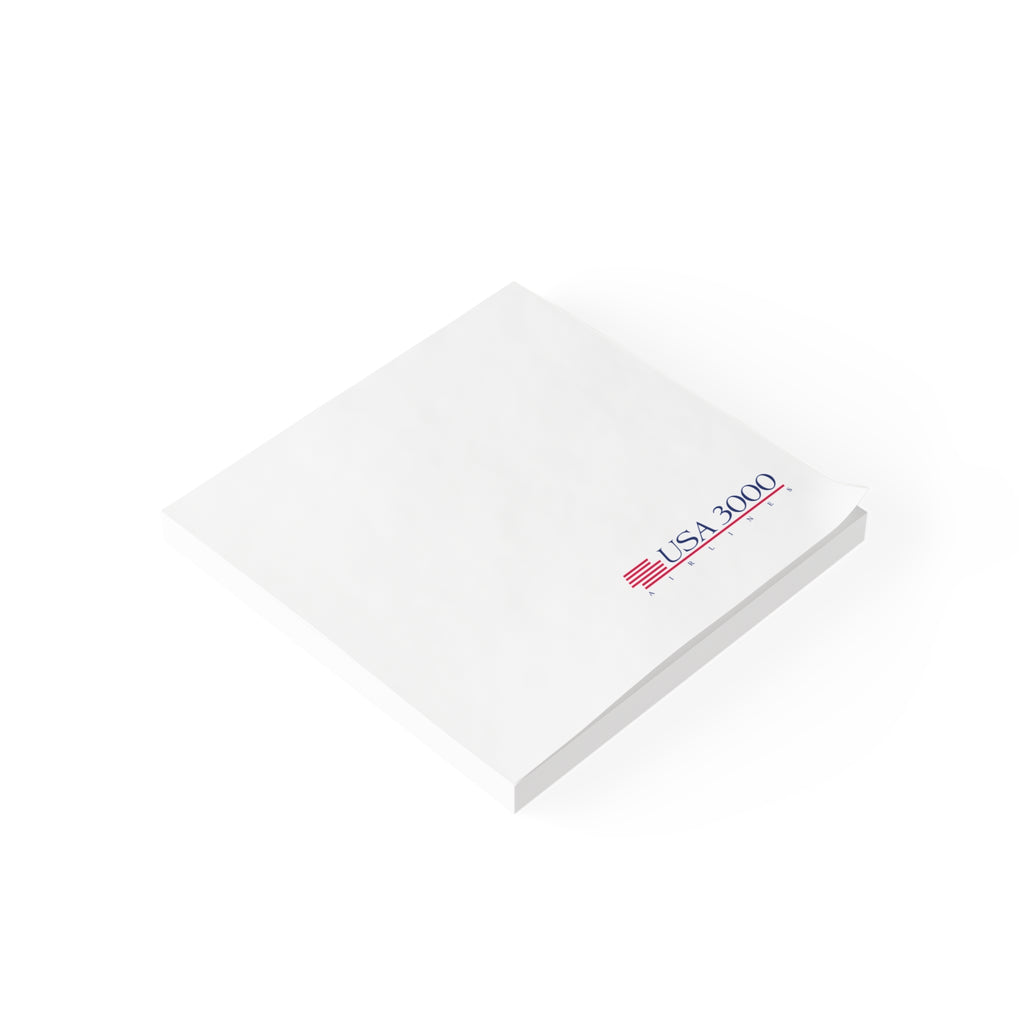 USA3000 Airlines Sticky Post-it Note Pad