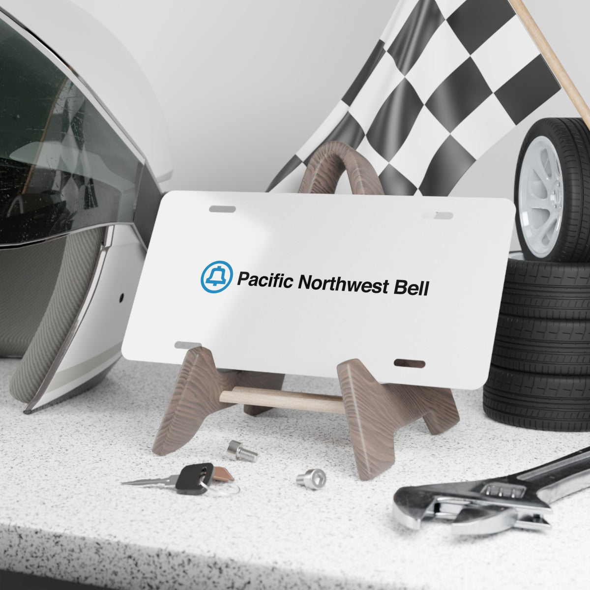 Pacific Northwest Bell Vanity License Plate