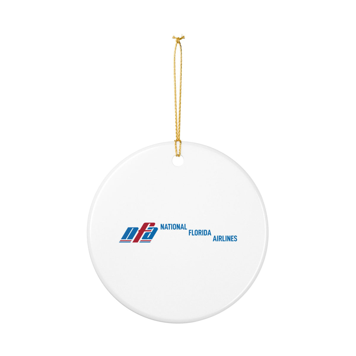 National Florida Airlines Ceramic Ornament