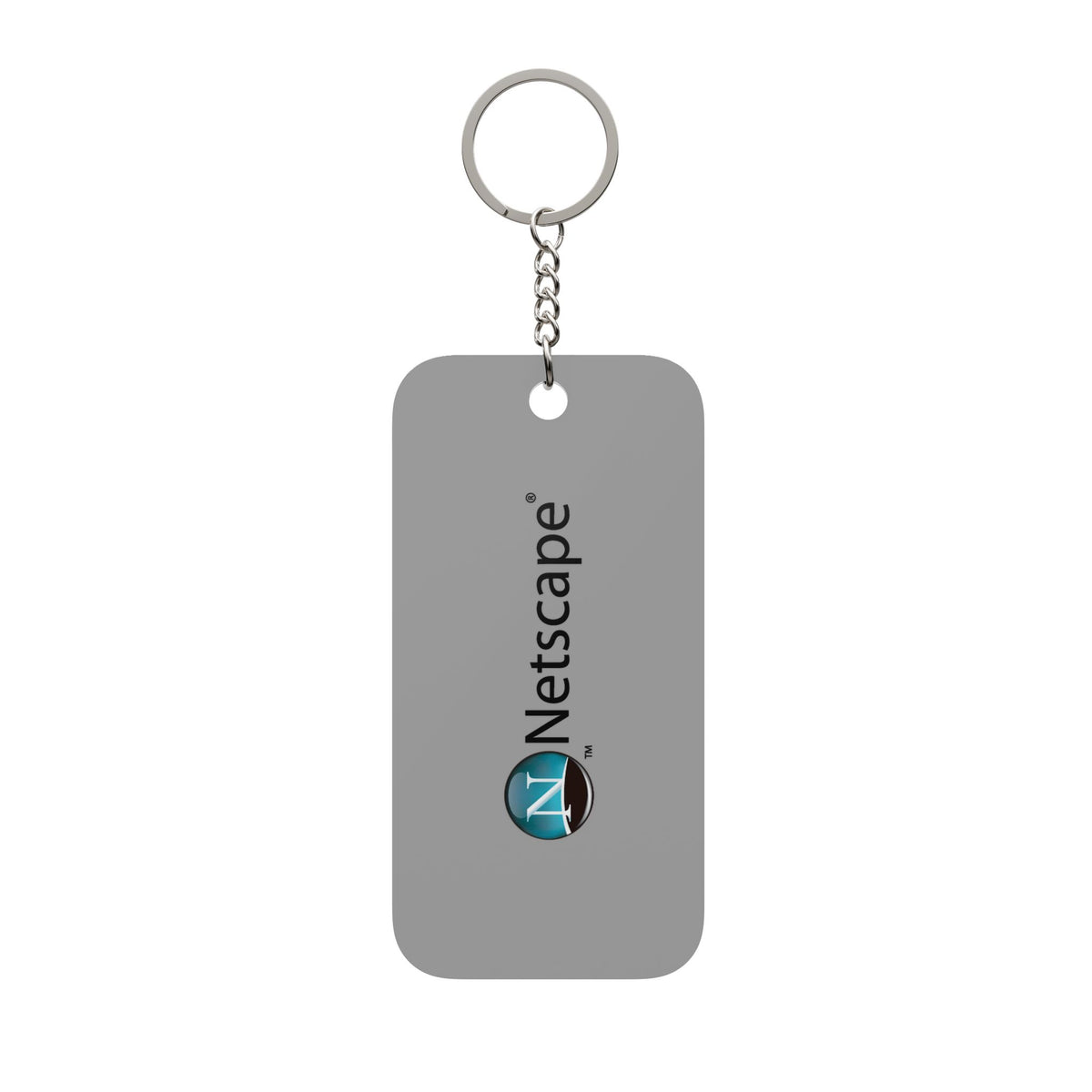 Netscape Double-Sided Keychain Charm