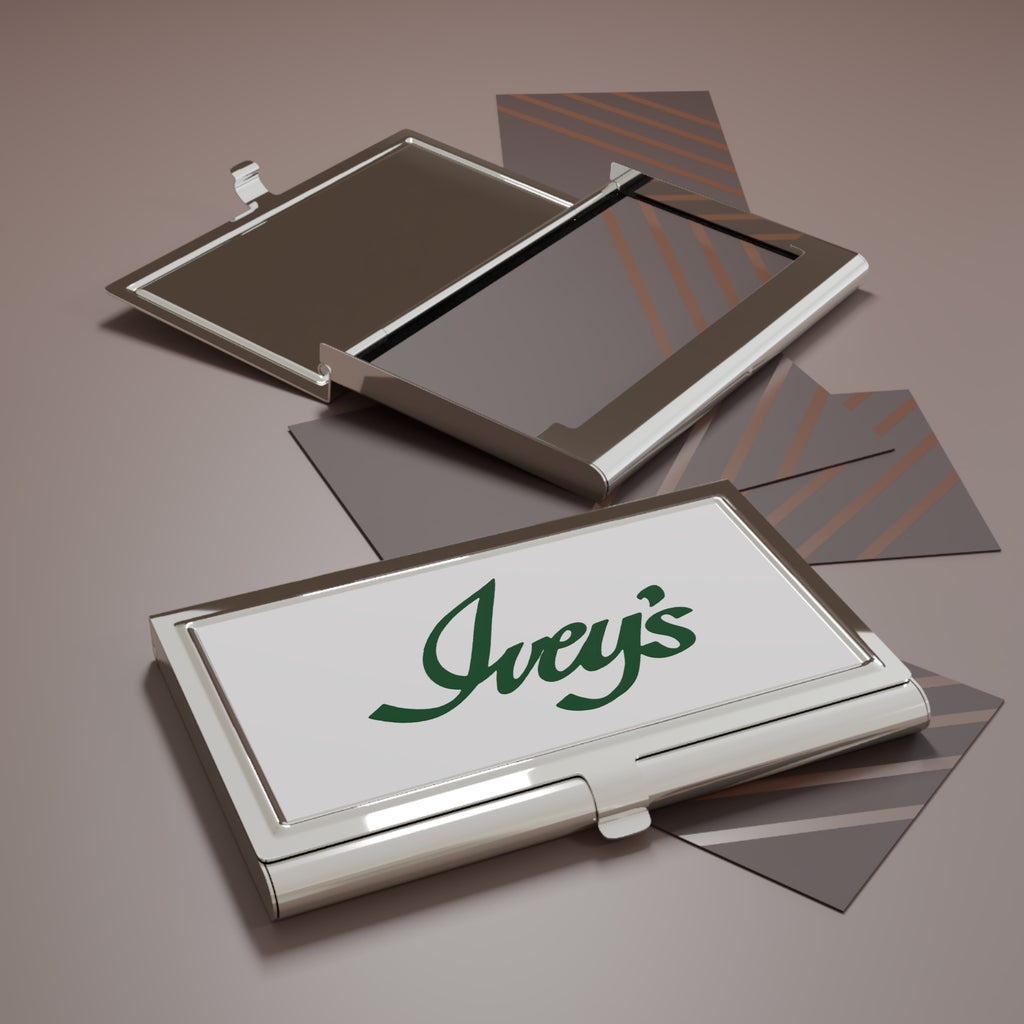 Ivey's Metal Business Card Holder