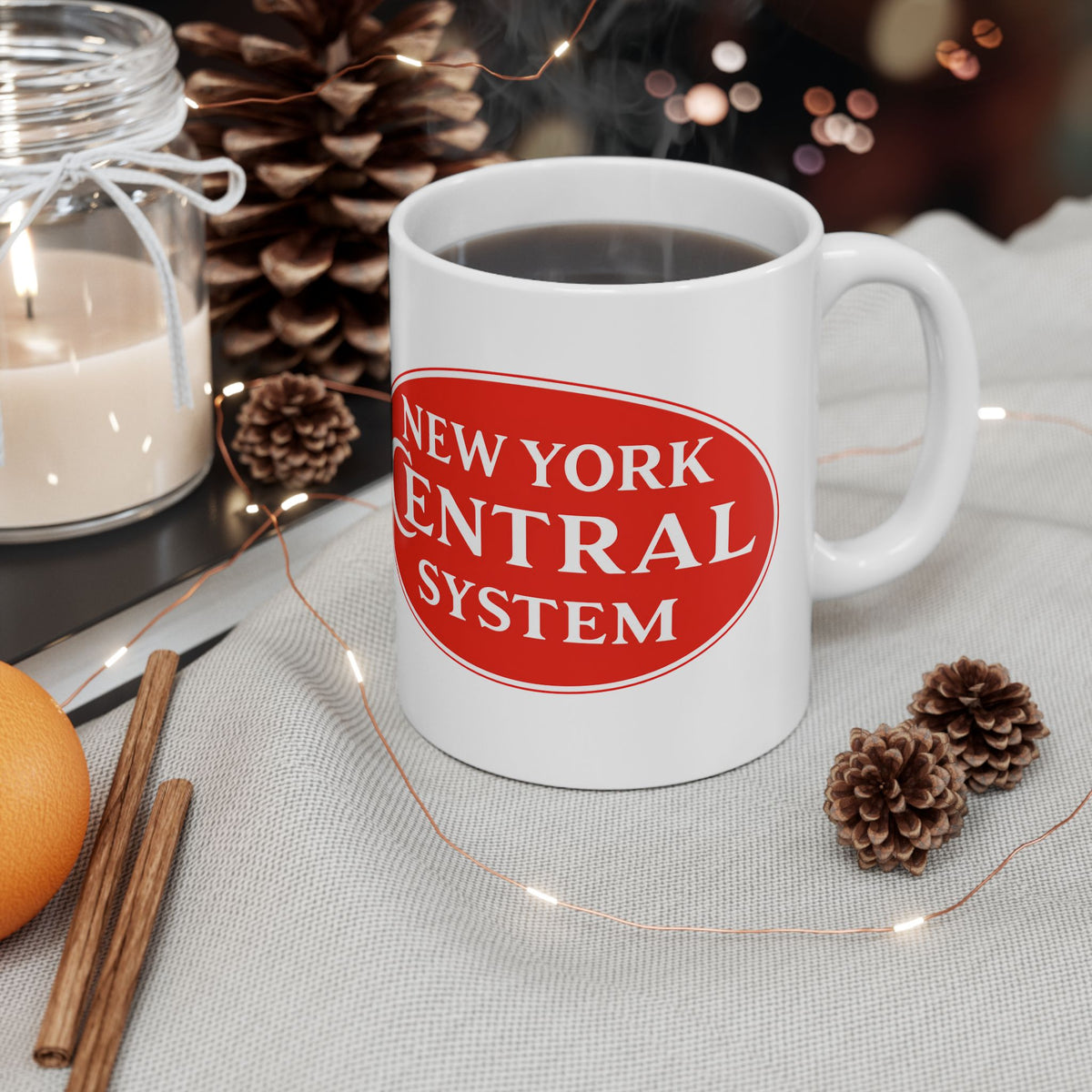 New York Central Railroad Ceramic Coffee Mug