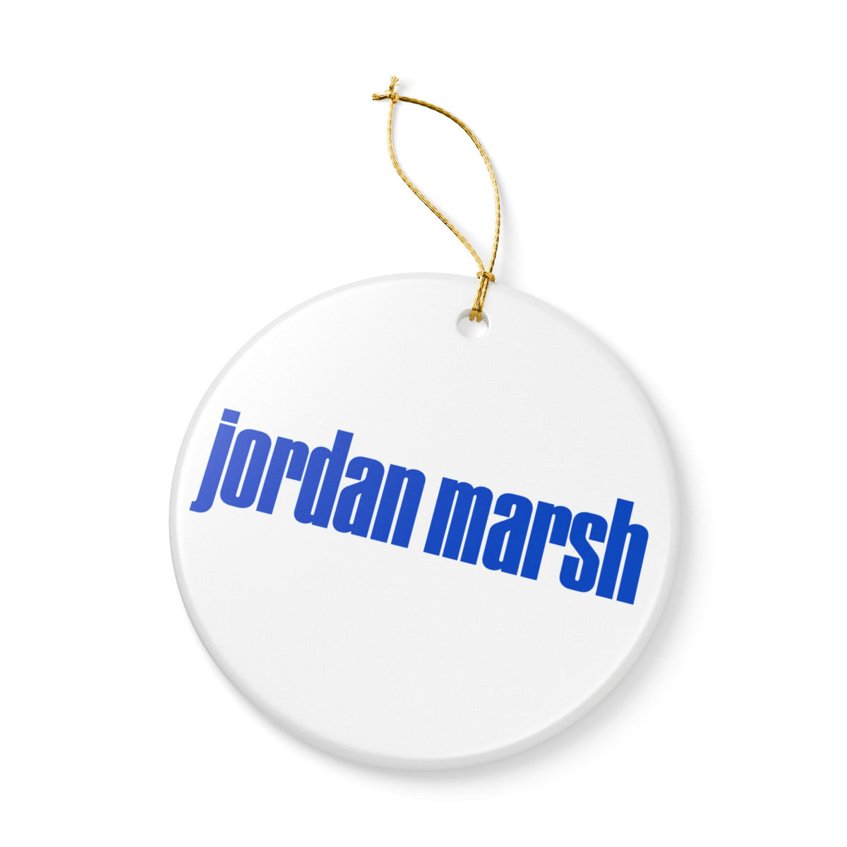 Jordan Marsh Ceramic Ornament