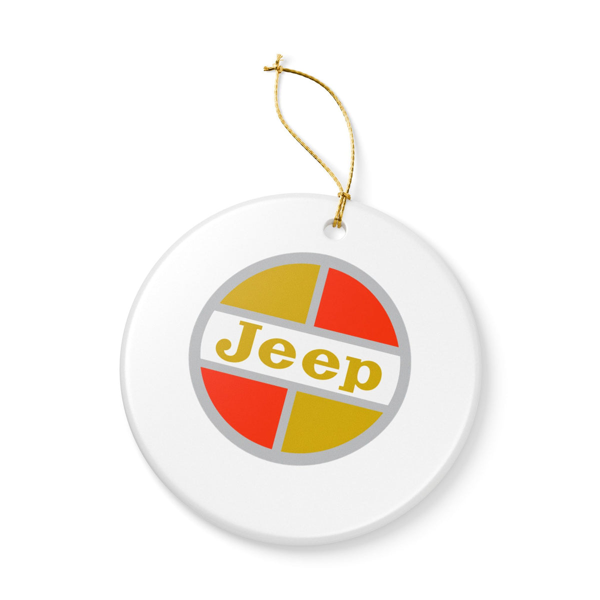 Kaiser Jeep Ceramic Ornament