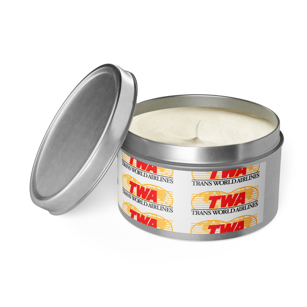 Trans World Airlines (TWA) Tin Candle