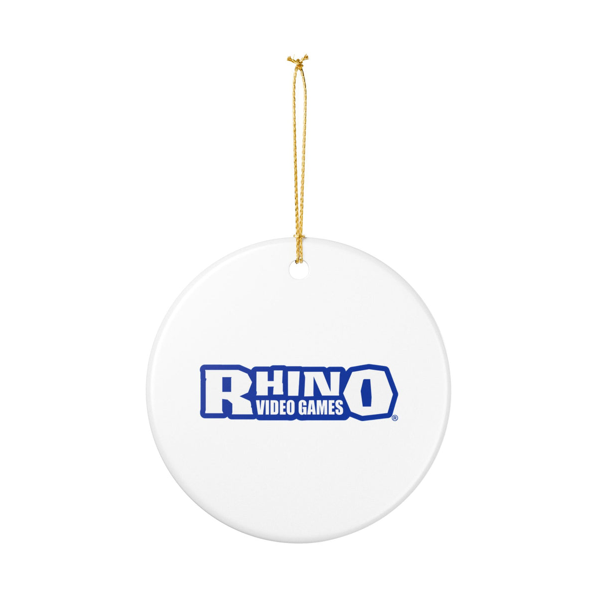 Rhino Video Games Ceramic Ornament