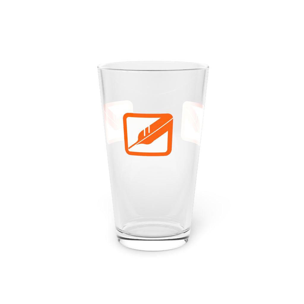 Western Pacific Railroad 16oz Pint Glass
