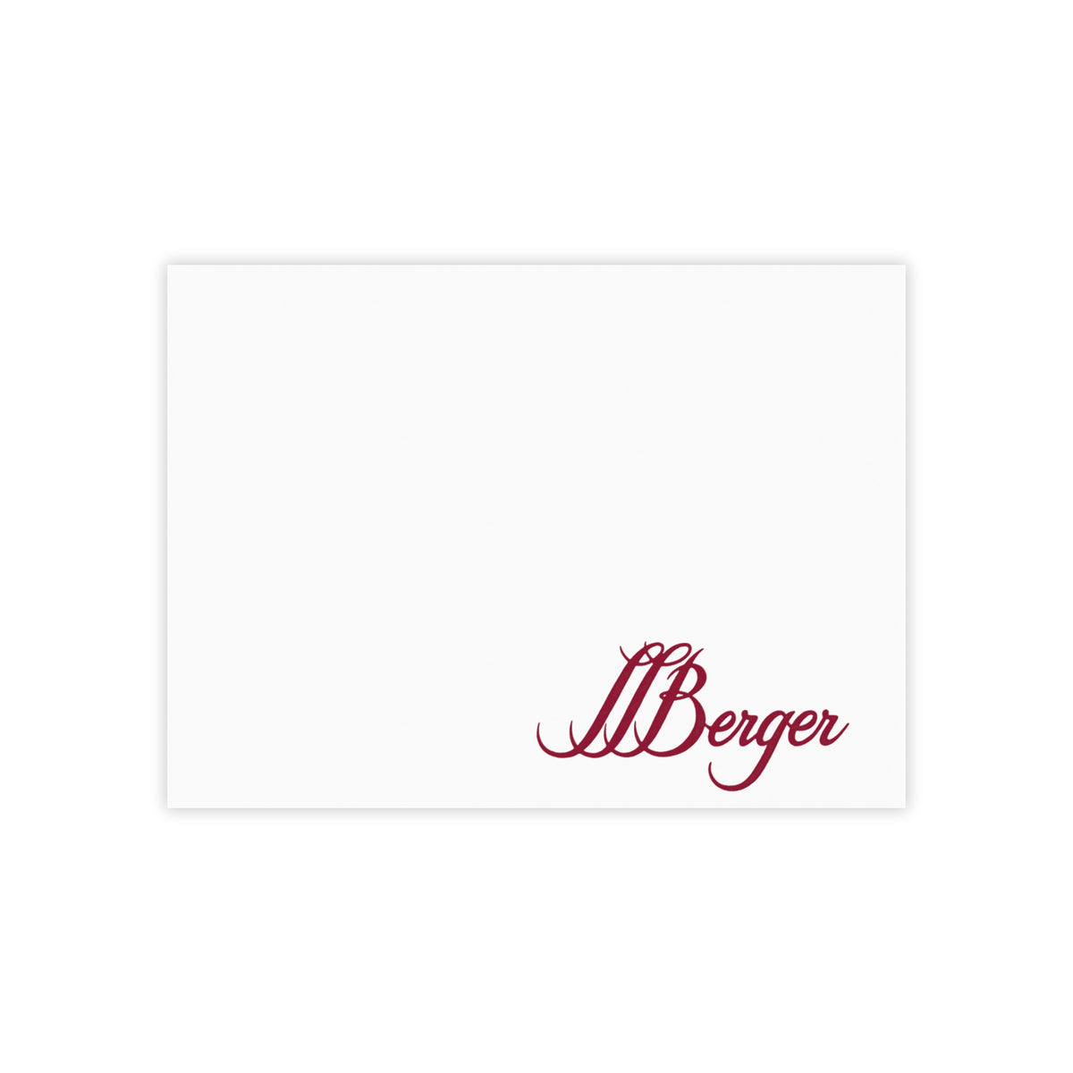 L. L. Berger Sticky Post-it Note Pad