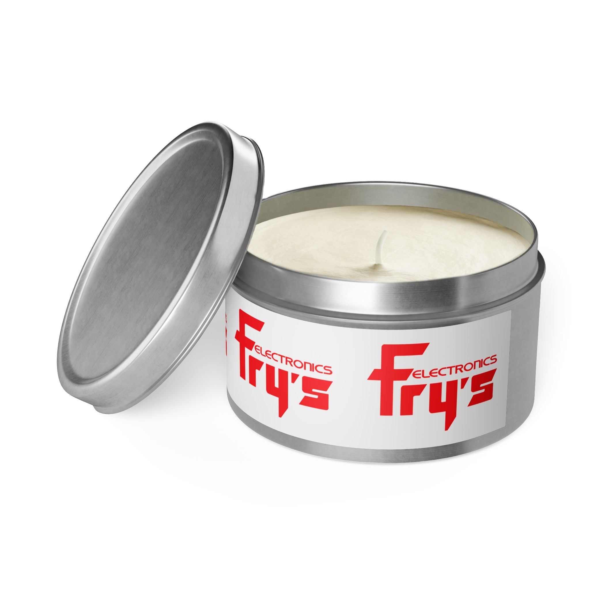 Fry's Electronics, Inc. Tin Candle