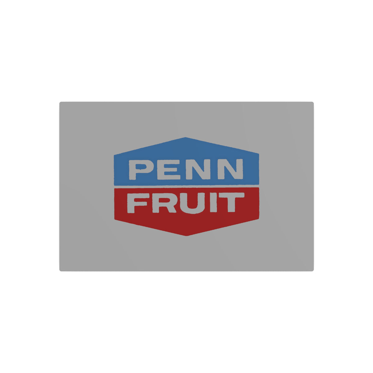 Penn Fruit Metal Sign