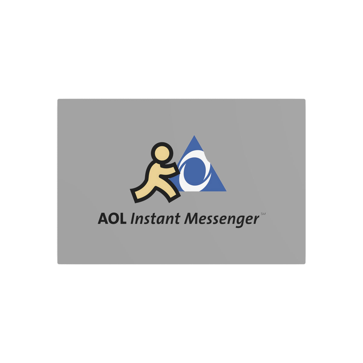 AOL Instant Messenger (AIM) Metal Sign