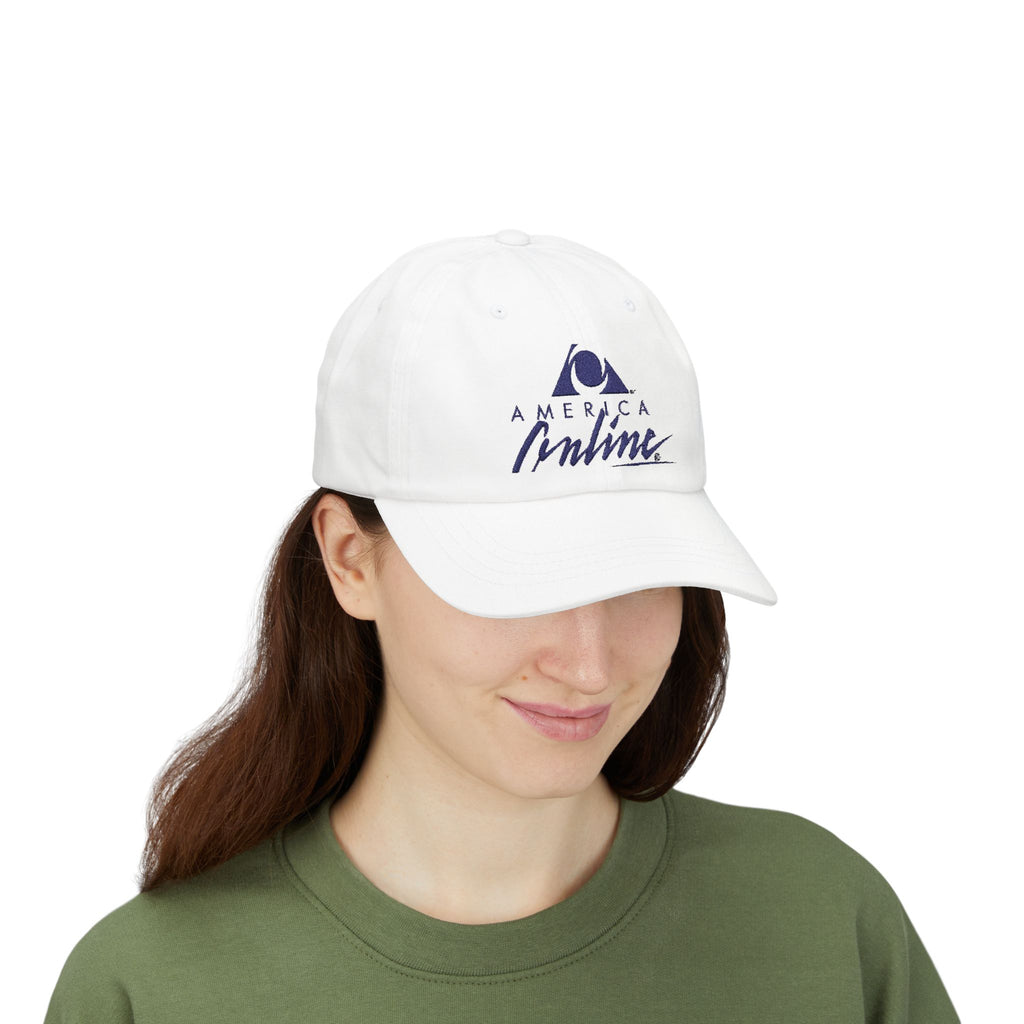 America Online (AOL) Embroidered Dad Cap Hat