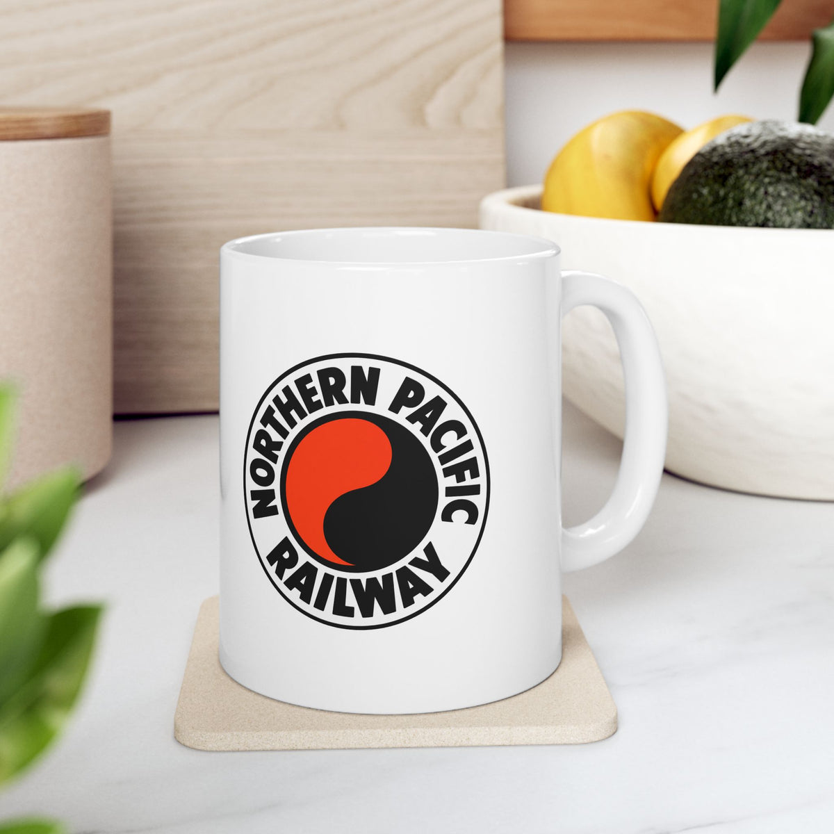 Northern Pacific Railway Ceramic Coffee Mug