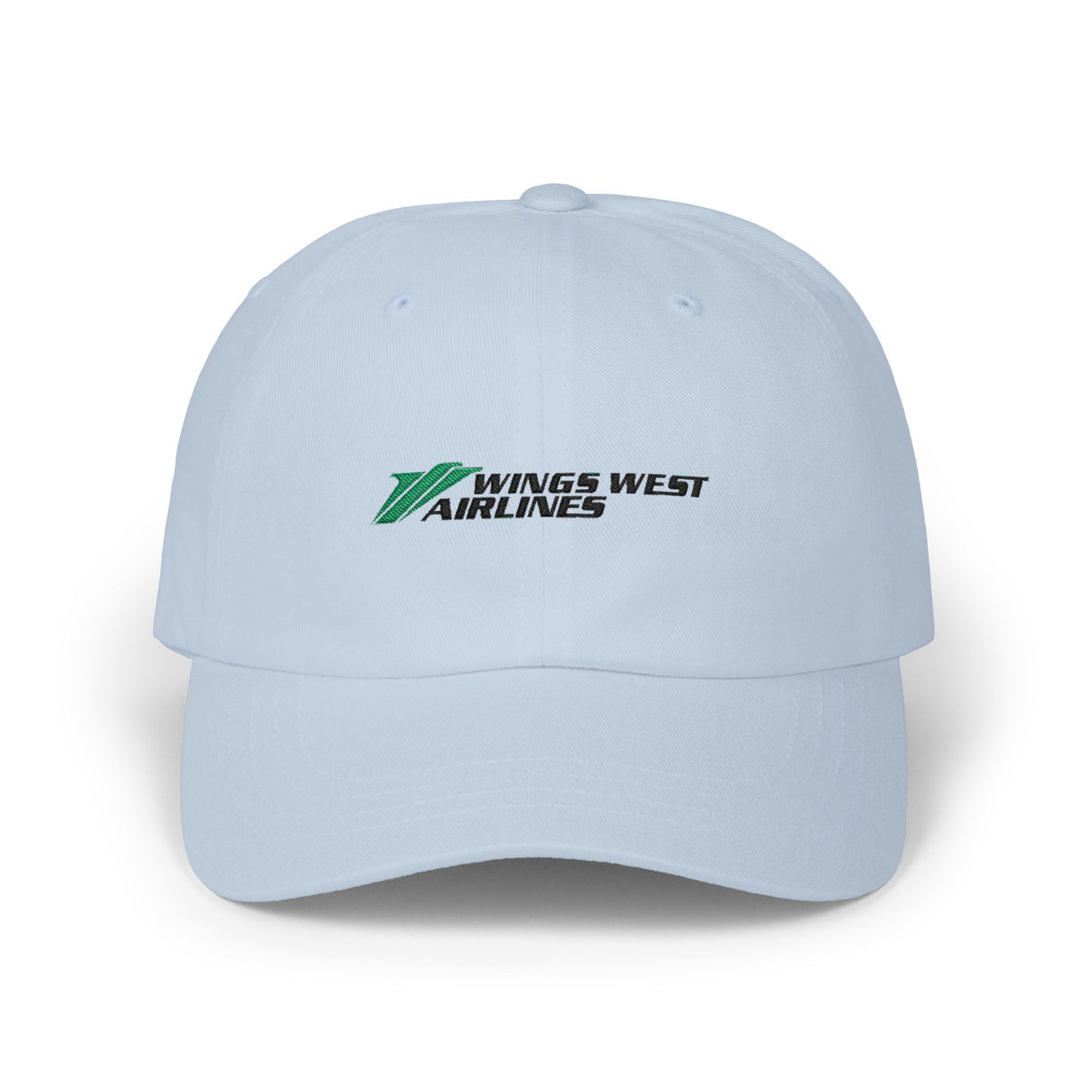 Wings West Airlines Embroidered Dad Cap Hat