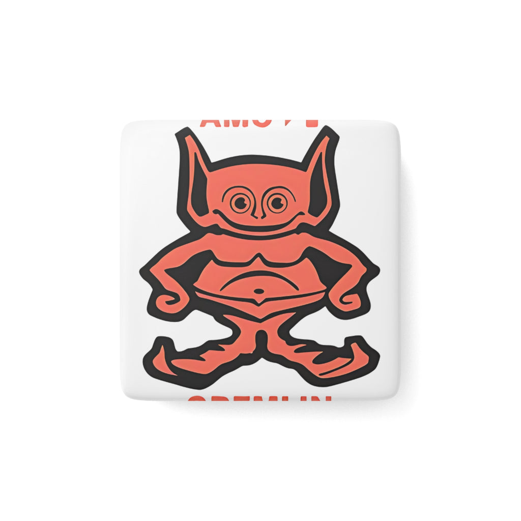 AMC Gremlin Square Porcelain Fridge Magnet
