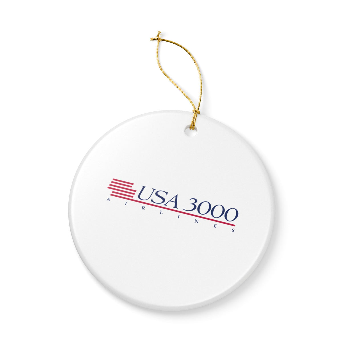 USA3000 Airlines Ceramic Ornament