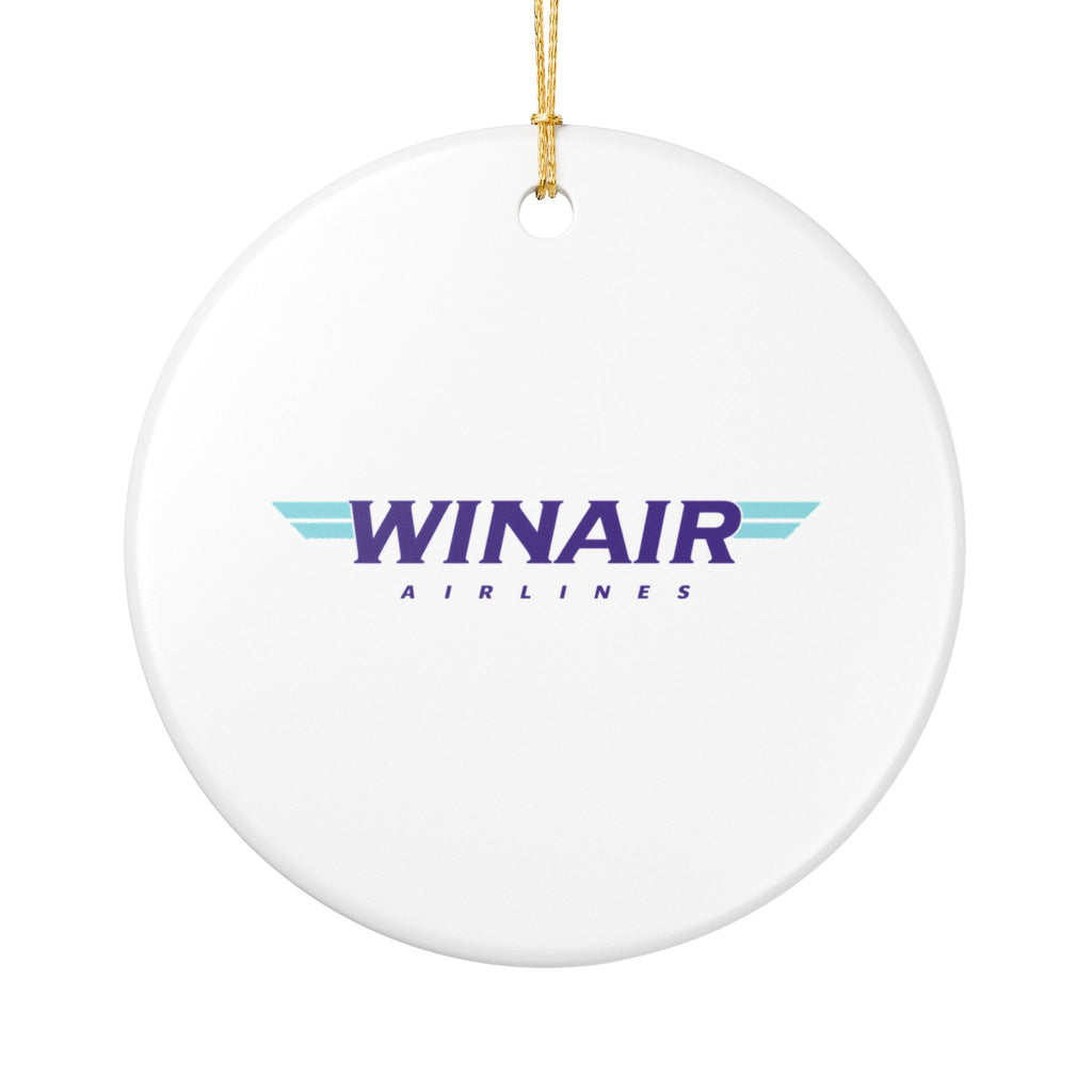 WinAir Airlines Ceramic Ornament