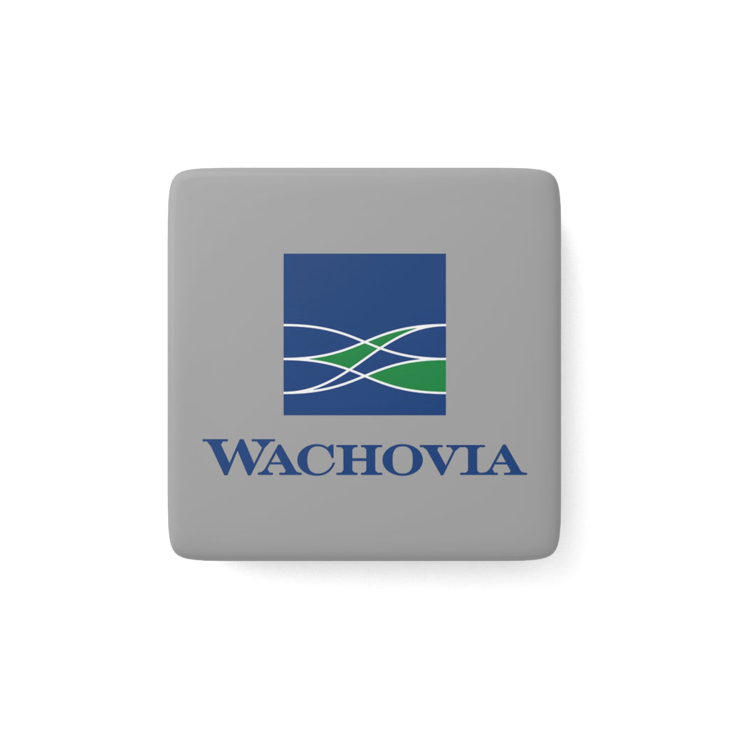 Wachovia Square Porcelain Fridge Magnet