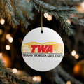 Trans World Airlines (TWA) Ceramic Ornament