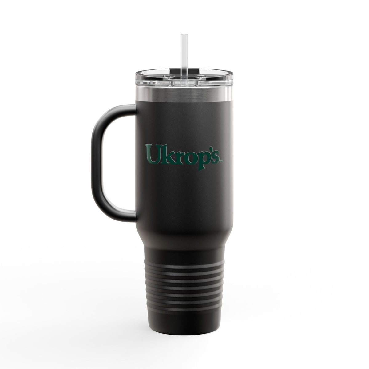 Ukrop's Super Markets 40oz Insulated Travel Mug Stainless Tumbler
