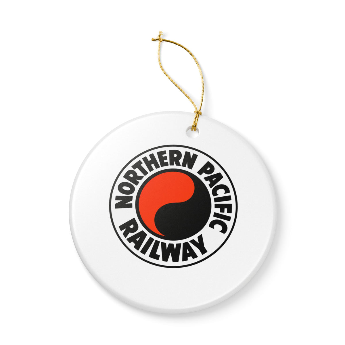 Northern Pacific Railway Ceramic Ornament