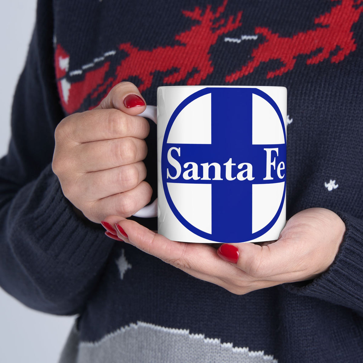 Atchison Topeka and Santa Fe Railway Ceramic Coffee Mug