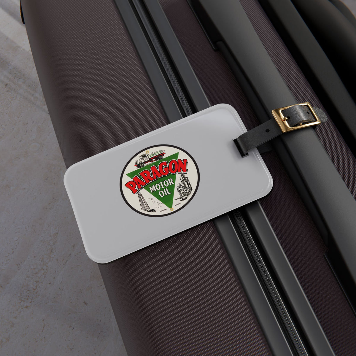 Paragon Oil Luggage Tag