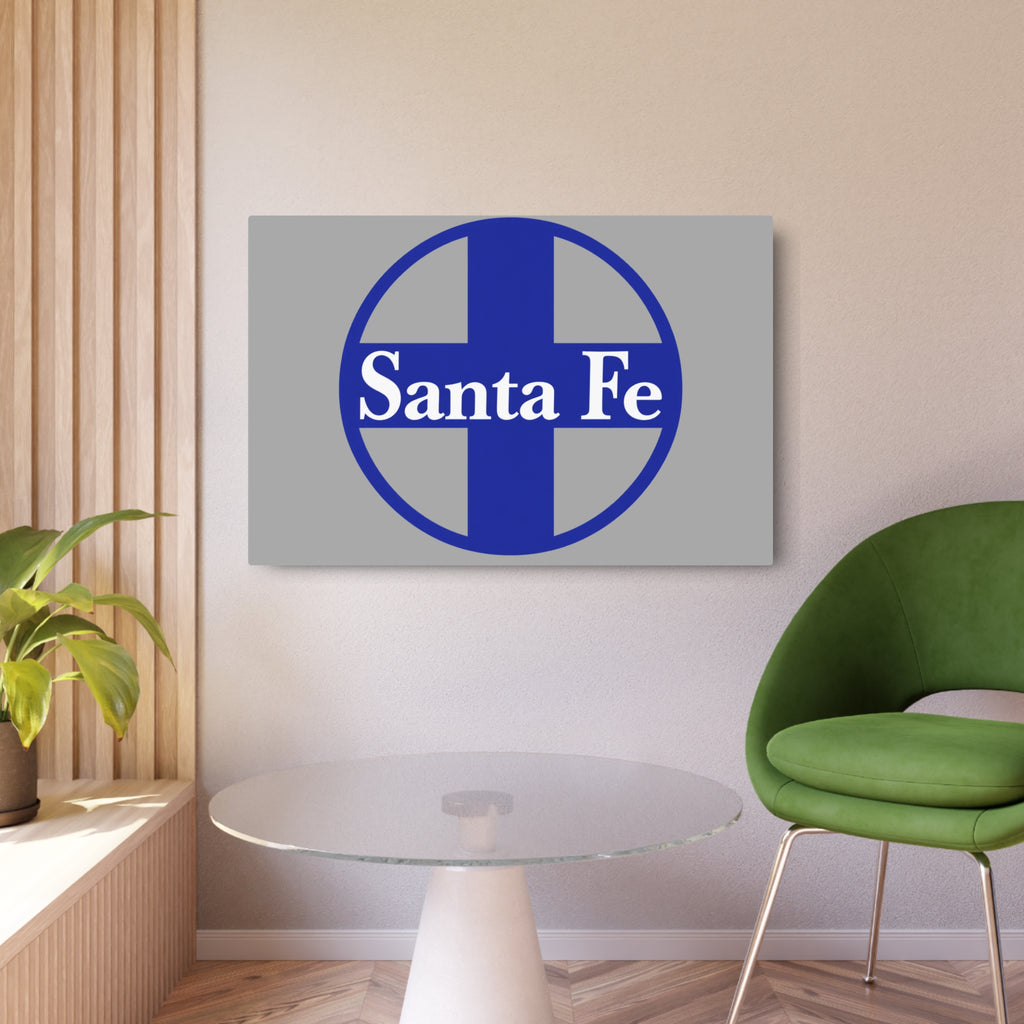 Atchison Topeka and Santa Fe Railway Metal Sign