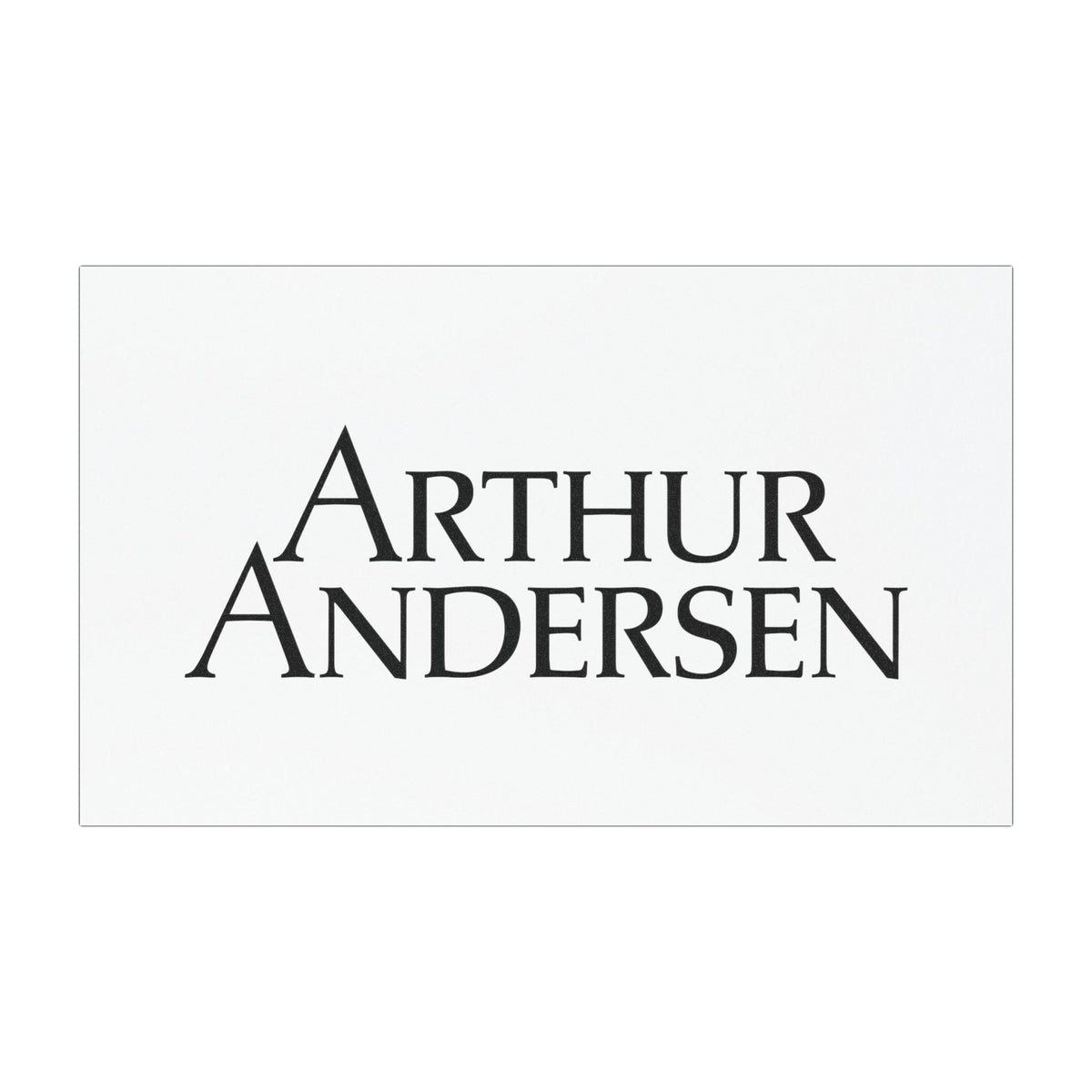 Arthur Andersen Car Magnet