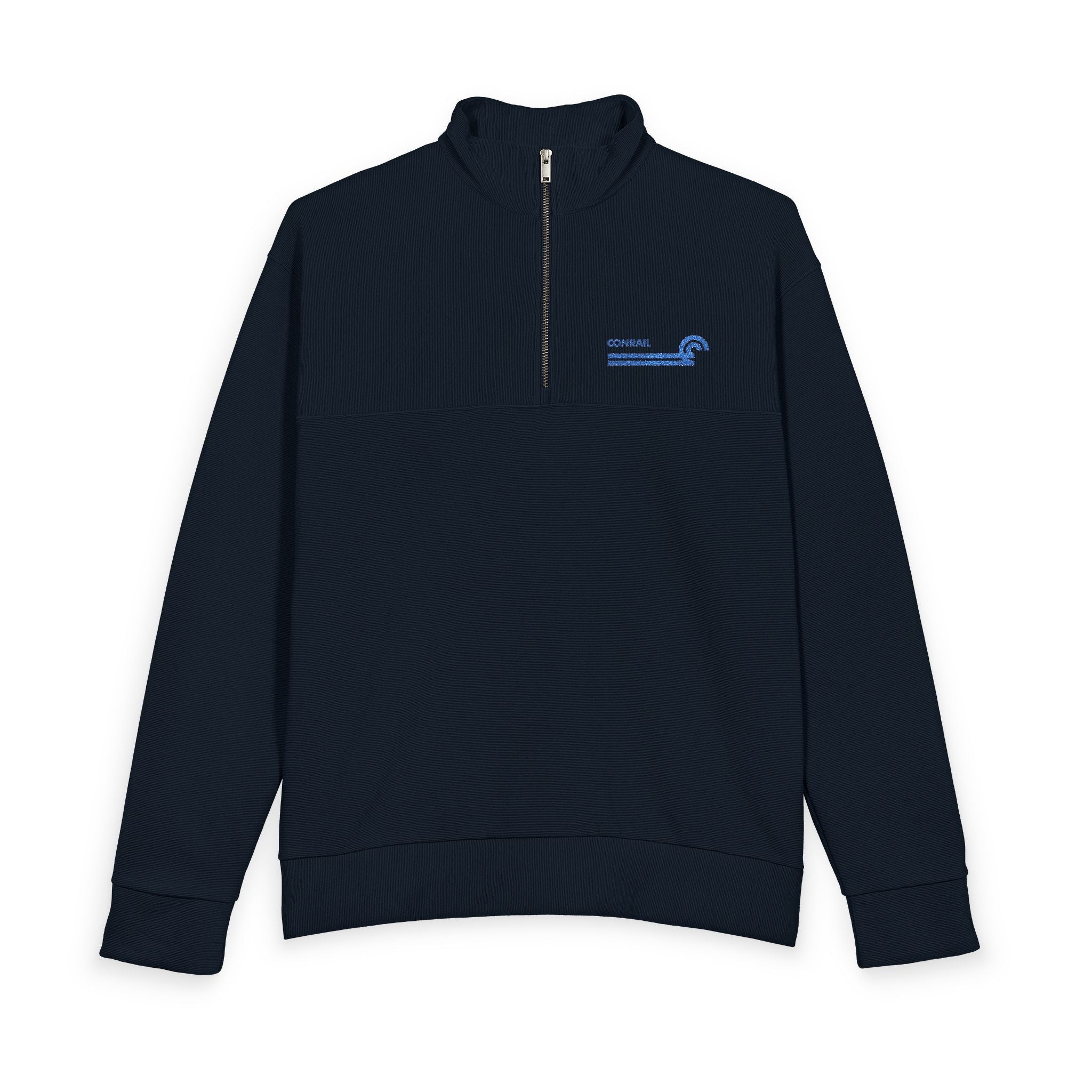 Conrail (Consolidated Rail Corporation) Heavy Knit Quarter-Zip Sweatshirt
