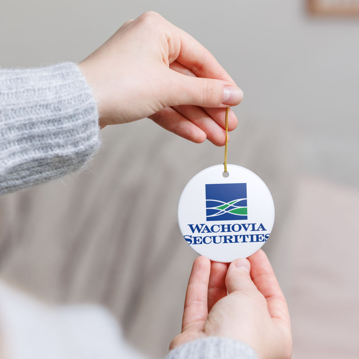 Wachovia Securities Ceramic Ornament